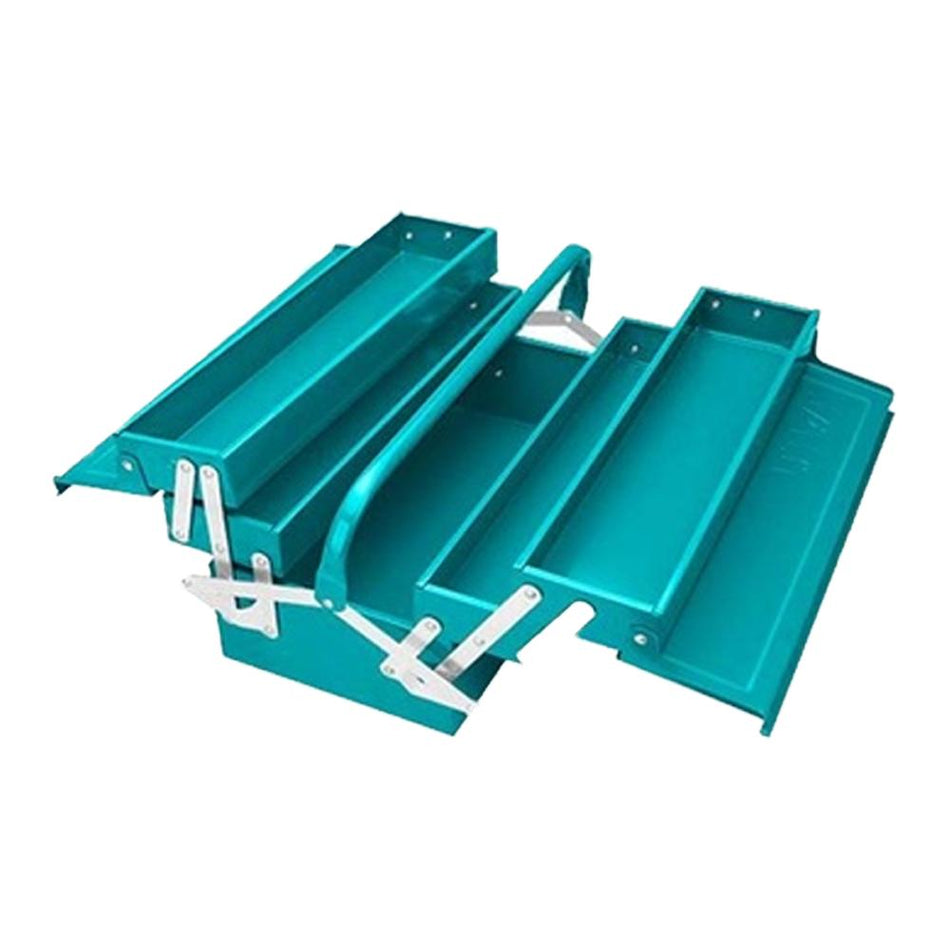 CAJA HERRAMIENTAS 404X200X205MM INDUSTRIAL METALICA TOTAL (THT10702)