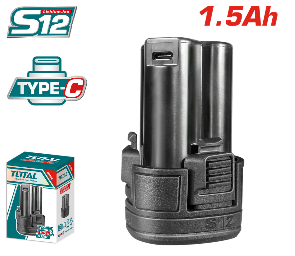 BATERIA 12V ION LITHIUM SUPER TOTAL (TBLI12153)