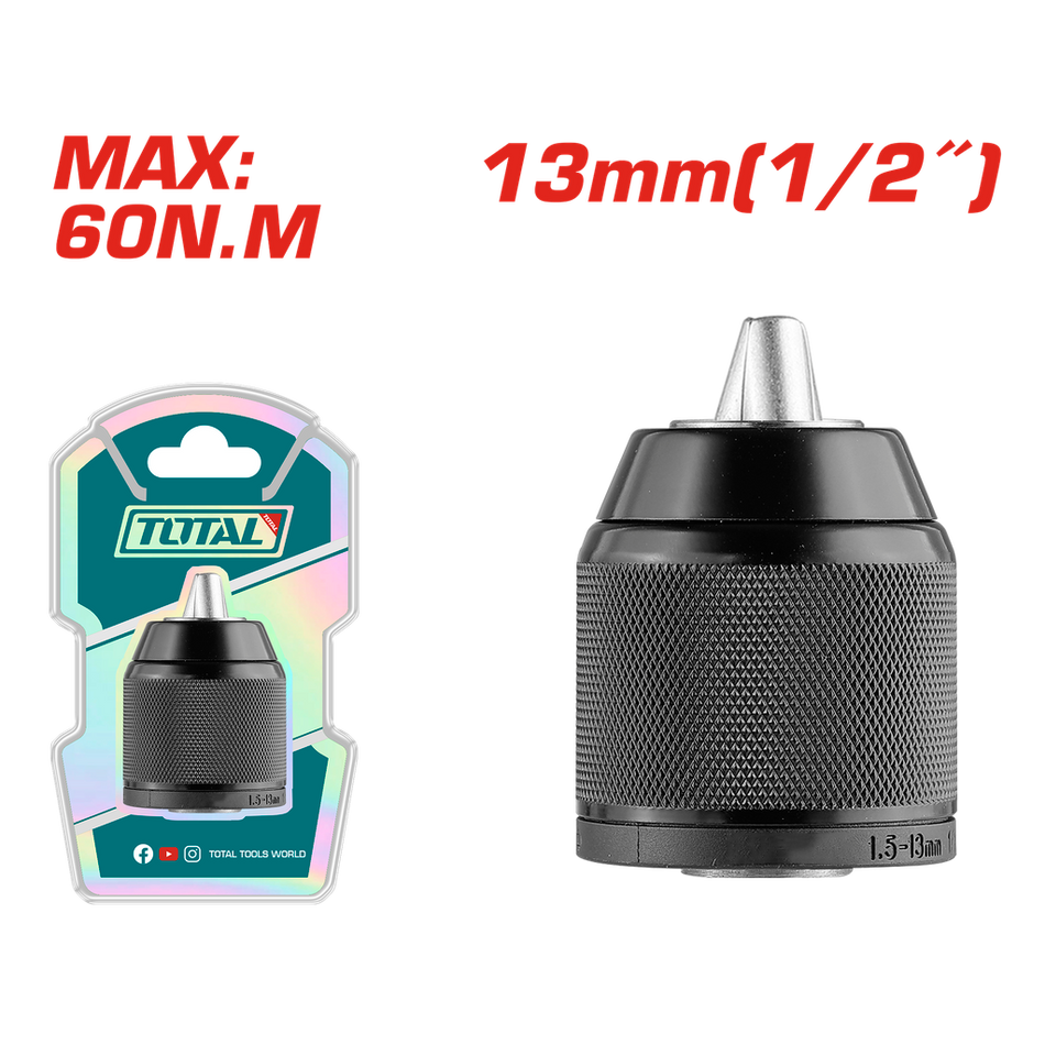 MANDRIL TALADRO 1/2" (13MM) SUPER TOTAL (TAC4513201)
