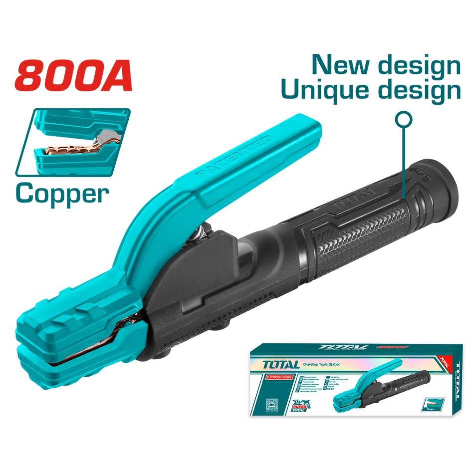 PORTAELECTRODO 800 AMP SUPER TOTAL (TWAH8006)