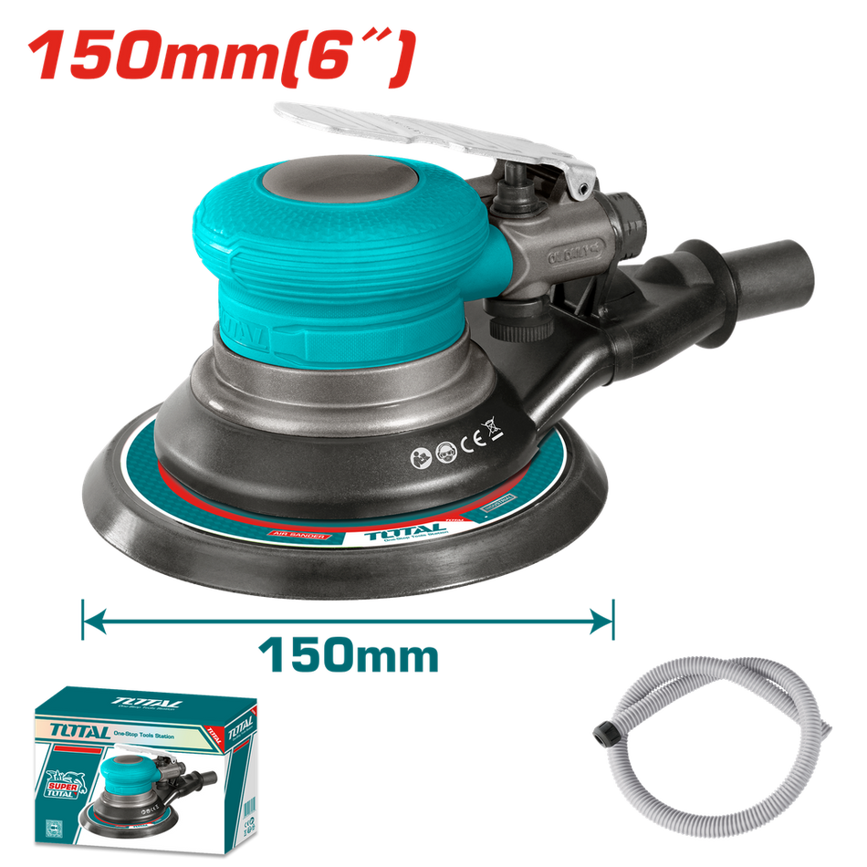 LIJADORA NEUMÁTICA ROTO ORBITAL 6″ INDUSTRIAL SUPER TOTAL (TAT91512)