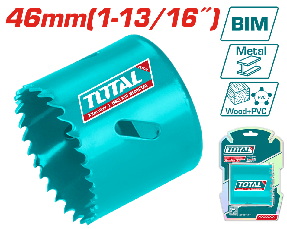 SIERRA COPA BIMETAL 1-13/16" SUPER TOTAL (TAC410461)
