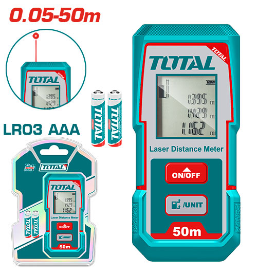 MEDIDOR DE DISTANCIAS LASER 50MTS INDUST
