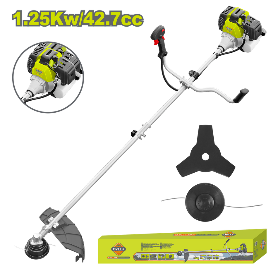 GUADAÑADORA A GASOLINA 2HP 42.7CC DYLLU (DTGM2543)