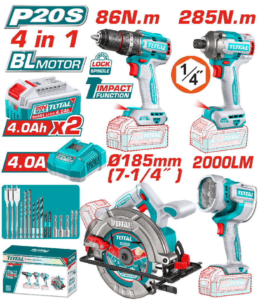 COMBO INALAMBRICO 20V (UTOSLI251082)