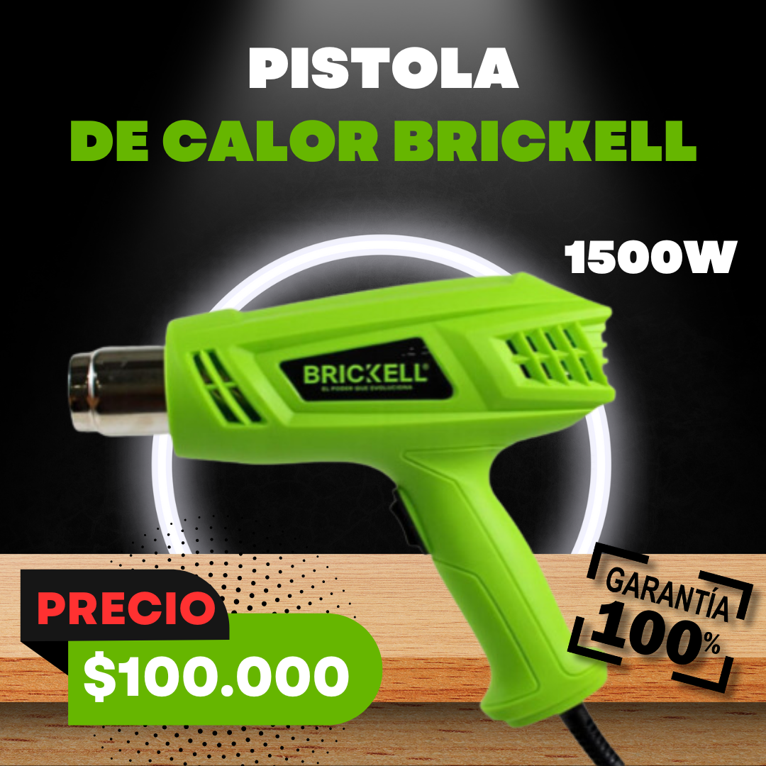 Pistola de calor 1500w- temperatura ajustable de 375°C a 500°C