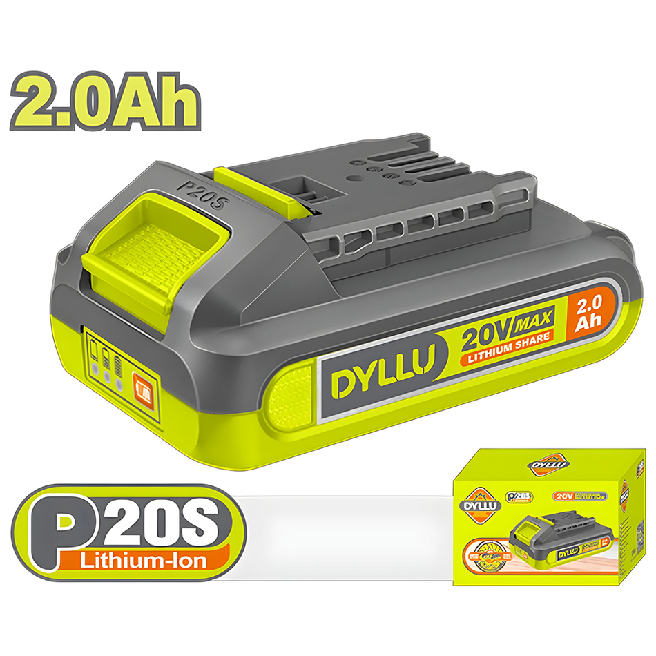 BATERIA 20V 2.0AH ION LITHIUM DYLLU (DTLBP520)