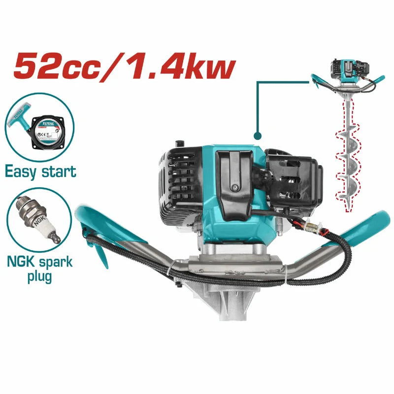 AHOYADOR 52CC 1.4KW A GASOLINA 2 TIEMPOS SUPER TOTAL (TEA55221-1)