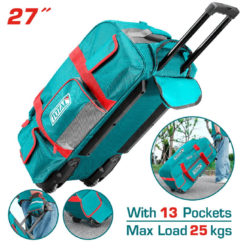 BOLSO DE HERRAMIENTA 27" CON RODACHINES CAP 27KG TOTAL (THRRTB2712)