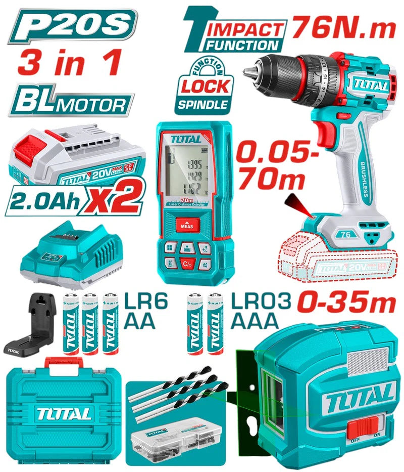 COMBO INALAMBRICO 20V (UTOSLI250511)